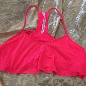 Pink Alo Yoga Sports Bra - Large